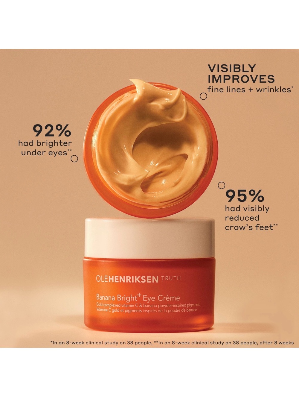 Ole Henriksen Banana Bright Eye Crème - 7ml x 2 - NEW